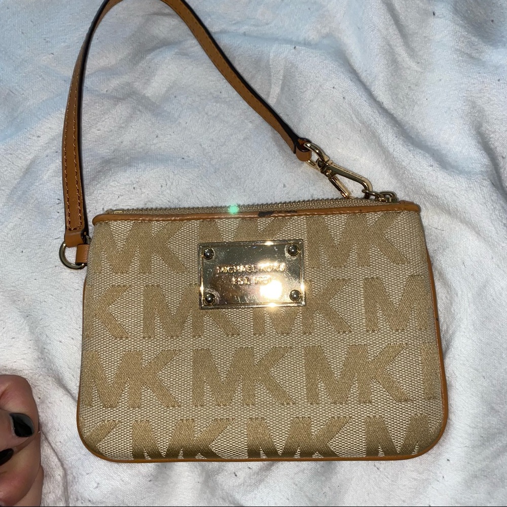 Michael Kors Monogram Wristlet
